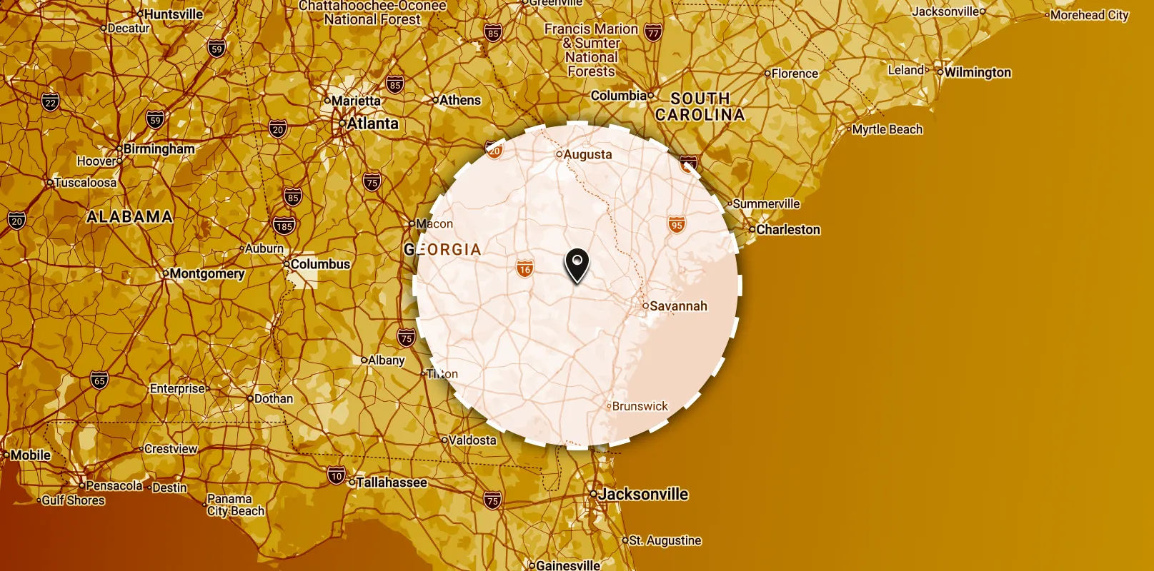 map full width